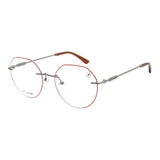 Lentes De Vista Ultralight Redondo De Acero Inoxidable