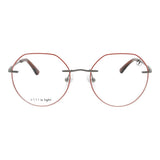 Lentes De Vista Ultralight Redondo De Acero Inoxidable