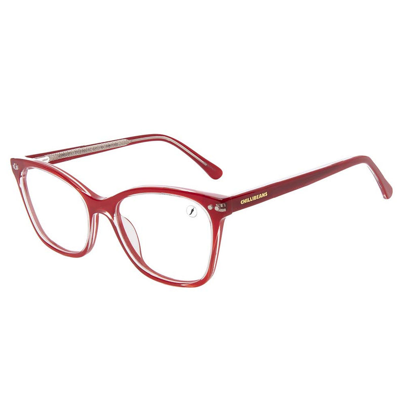 Lentes 2 En 1 Otica Cat Fume/Rojo Espejado