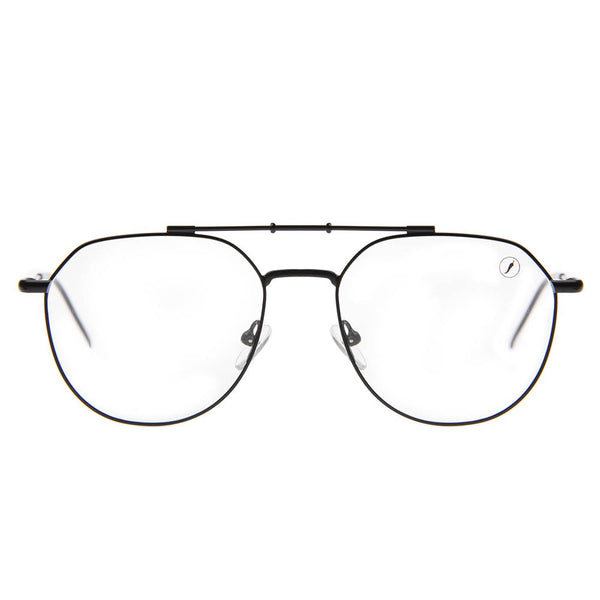 Lentes De Sol Otica Aviador Negro/Negro