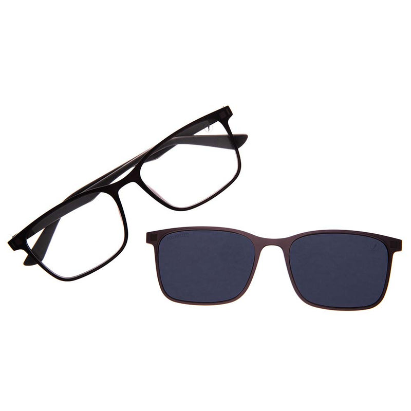 Lentes 2 En 1 Chilli Beans Cuadrado Gris/Gris