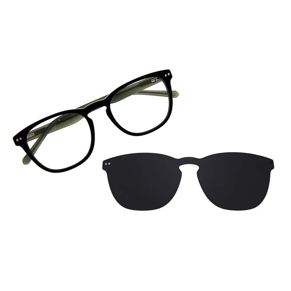 Lentes 2 En 1 Chilli Beans Cuadrado Negro/Negro