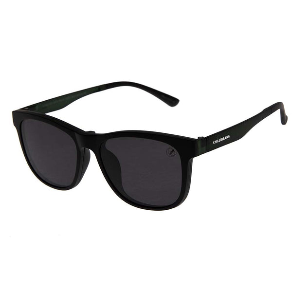 Lentes 2 En 1 Chilli Beans Cuadrado Gris/Verde