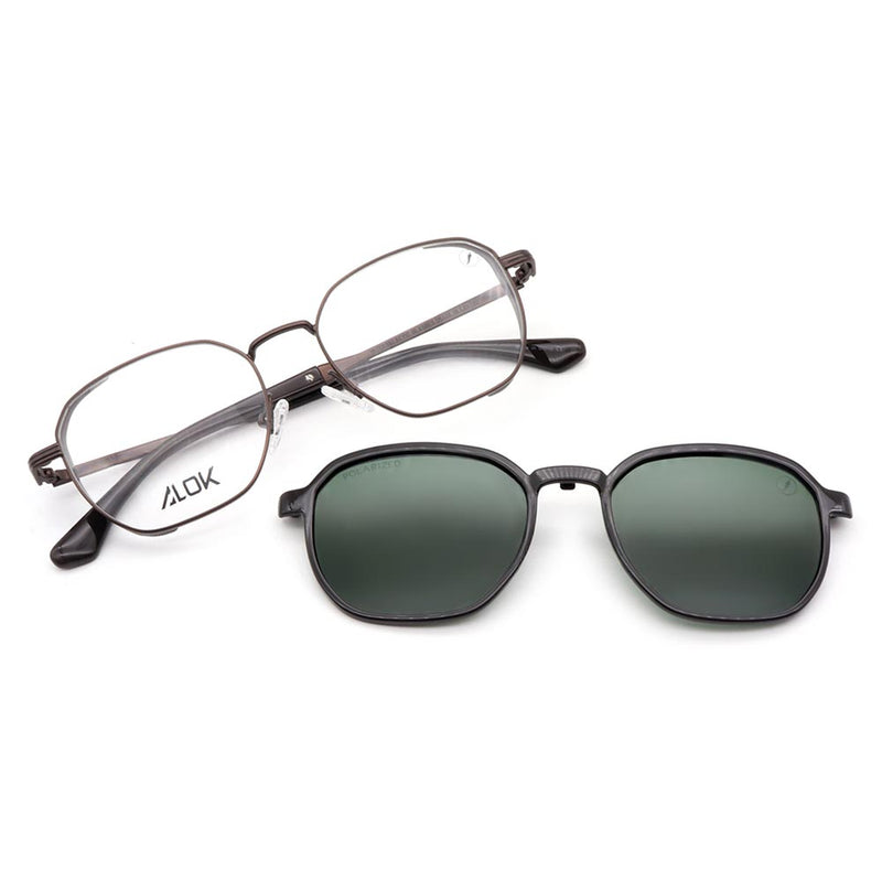 Lentes De Vista Alok Space Rave Cuadrado Polarizada Hombre
