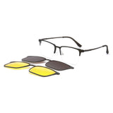 Lentes De Vista De Aluminio Cuadrado Multi