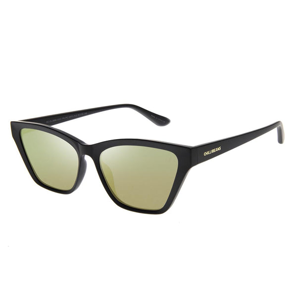 Lentes De Sol Chilli Beans Cat Dorado/Negro