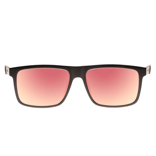 Lentes De Sol Eco Cuadrado Rojo Espejado/Mate