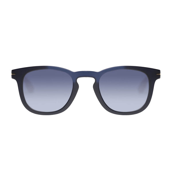 Lentes De Sol New Retro Redondo Gradiente Marrón/Verde