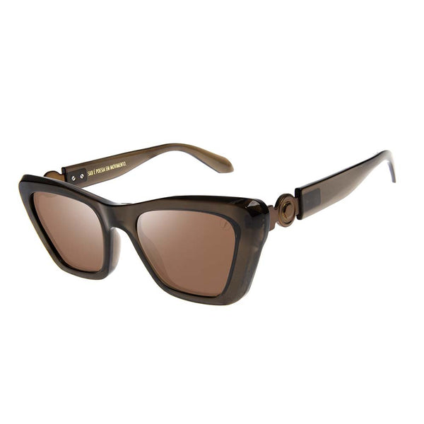 Lentes De Sol Sk8 Cuadrado Viño/Brillo