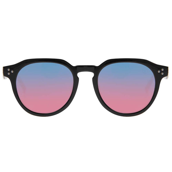 Lentes De Sol Sk8 Redondo Rojo Espejado/Negro