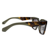 Lentes De Sol Premium Cuadrado Gradiente/Verde