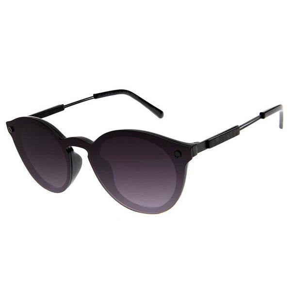 Lentes De Sol Yawanawa Redondo Gradiente/Negro