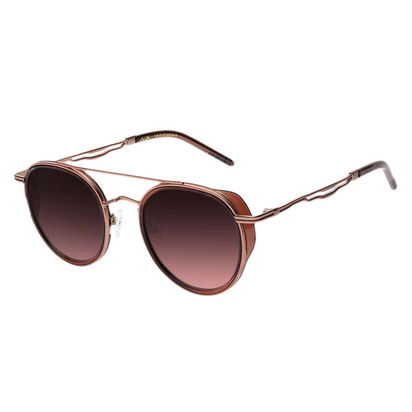 Lentes De Sol Yawanawa Redondo Gradiente/Rose