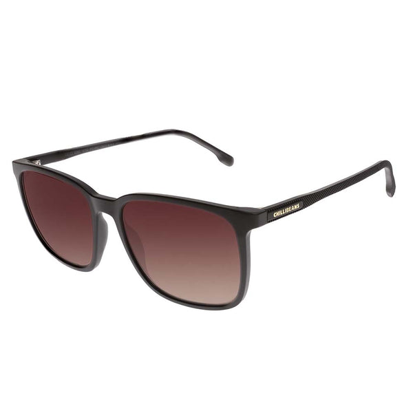 Lentes De Sol Otica Cuadrado Gradiente Marrón/Marrón Hombre