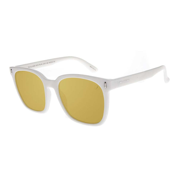 Lentes De Sol Chilli Beans Cuadrado Caramelo/Blanco Mujer