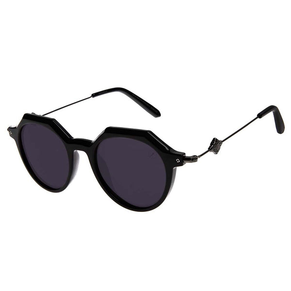 Lentes De Sol Harry Potter Redondo Negro/Negro