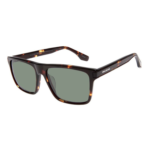 Lentes De Sol Otica Bossa Nova Verde/Tortuga
