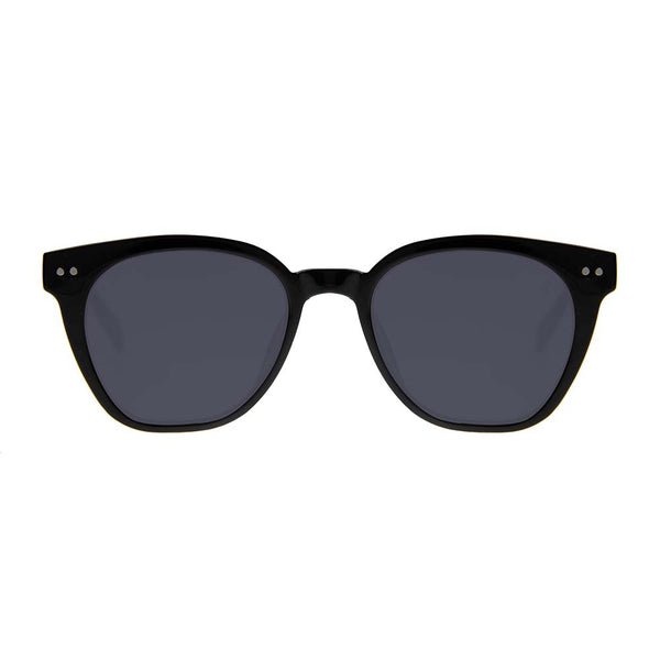 Lentes De Sol Otica Redondo Fume/Negro