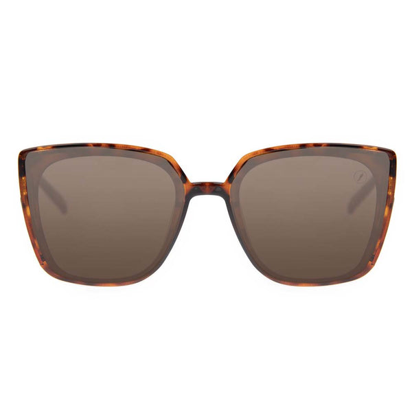 Lentes De Sol Otica Cuadrado Marrón/Tortuga Mujer