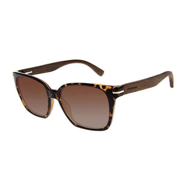 Lentes De Sol Chilli Beans Cuadrado Gradiente/Verde