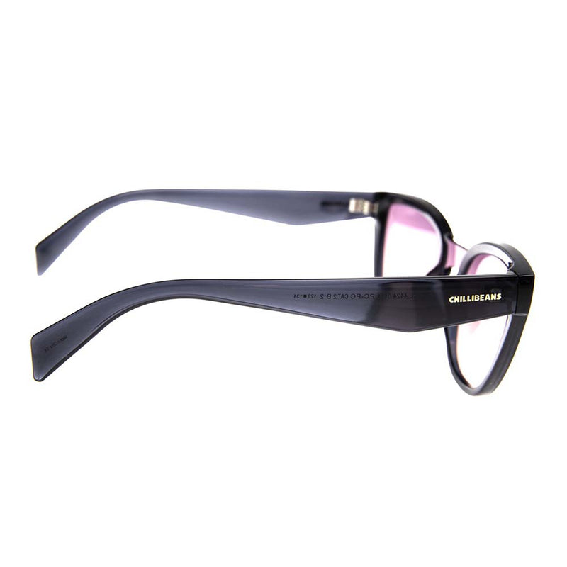 Lentes De Sol Infinity Redondo Negro/Morado