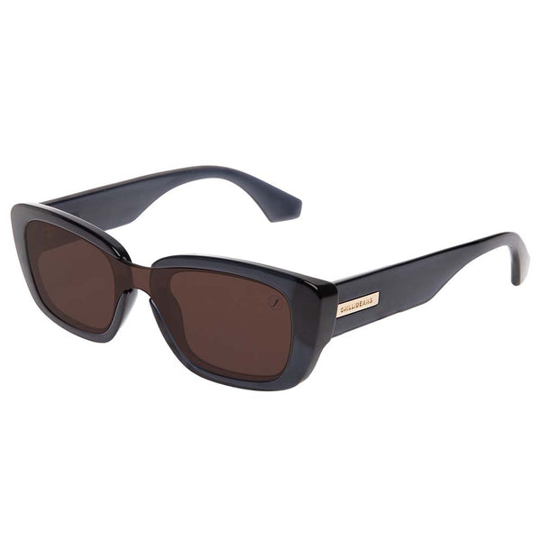 Lentes De Sol Infinity Cuadrado Negro/Marrón