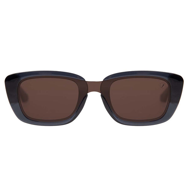 Lentes De Sol Infinity Cuadrado Negro/Marrón