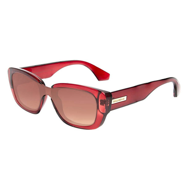 Lentes De Sol Infinity Cuadrado Viño/Marrón