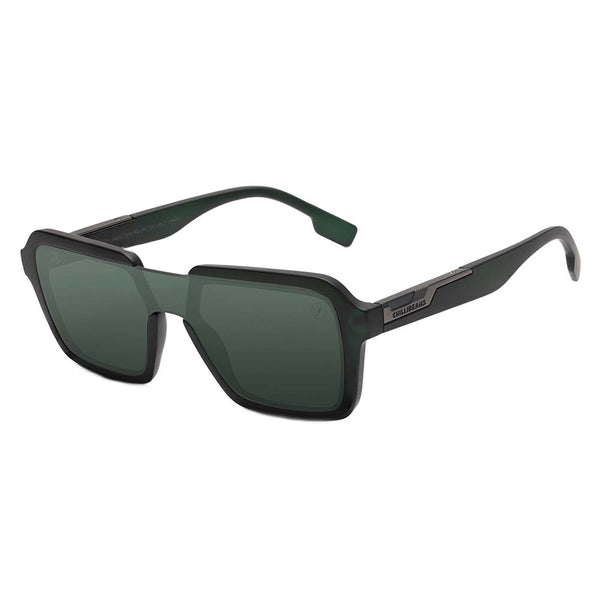 Lentes De Sol Infinity Cuadrado Verde/Verde