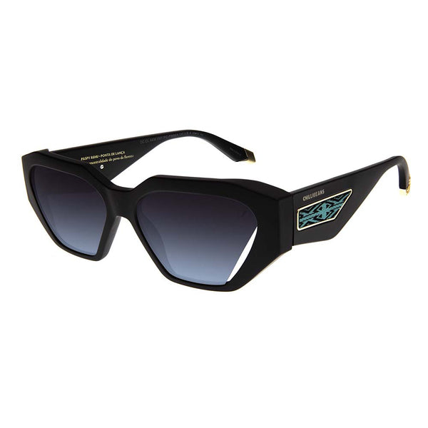 Lentes De Sol Yawanawa Cuadrado Gradiente/Negro