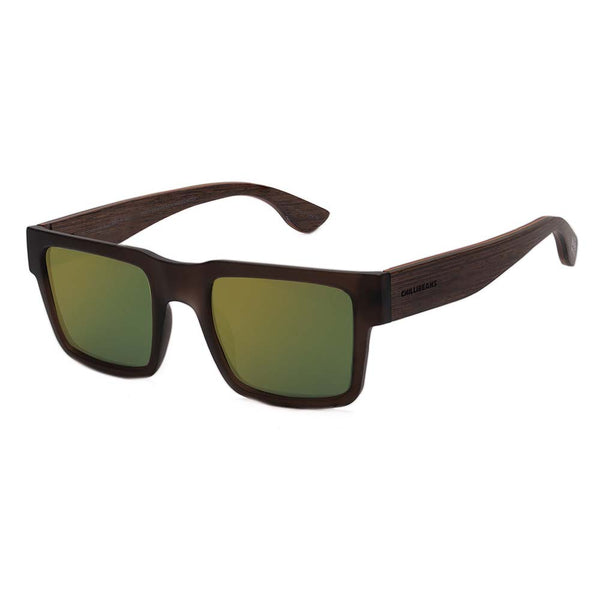 Lentes De Sol Bob Marley Cuadrado Dorado/Marrón