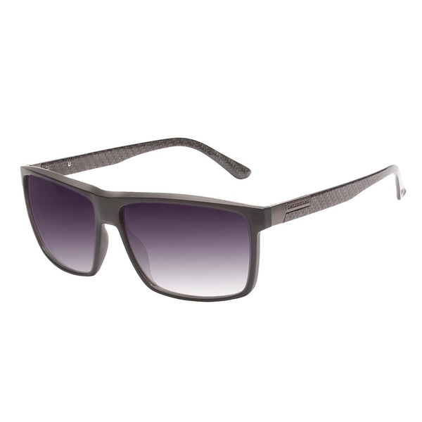 Lentes De Sol Fibra De Carbono Cuadrado Gradiente/Negro
