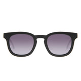 Lentes De Sol One Piece Redondo Gradiente/Negro