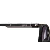 Lentes De Sol One Piece Redondo Gradiente/Negro