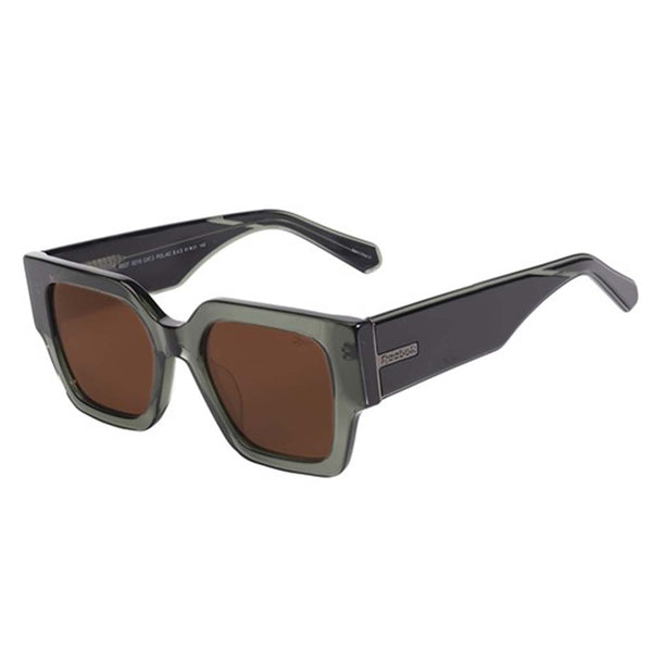 Lentes de Sol Reebok Cuadrado Marrón/Verde