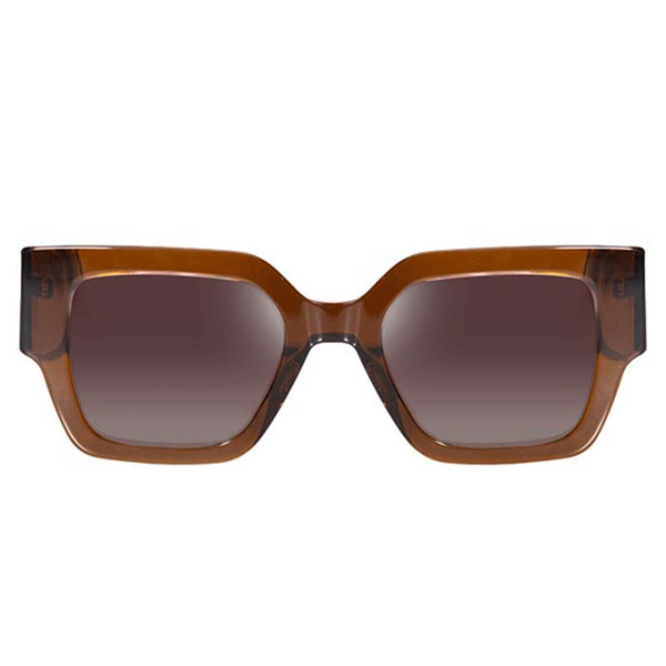 Lentes de Sol Reebok Cuadrado Gradiente Marón/Marrón
