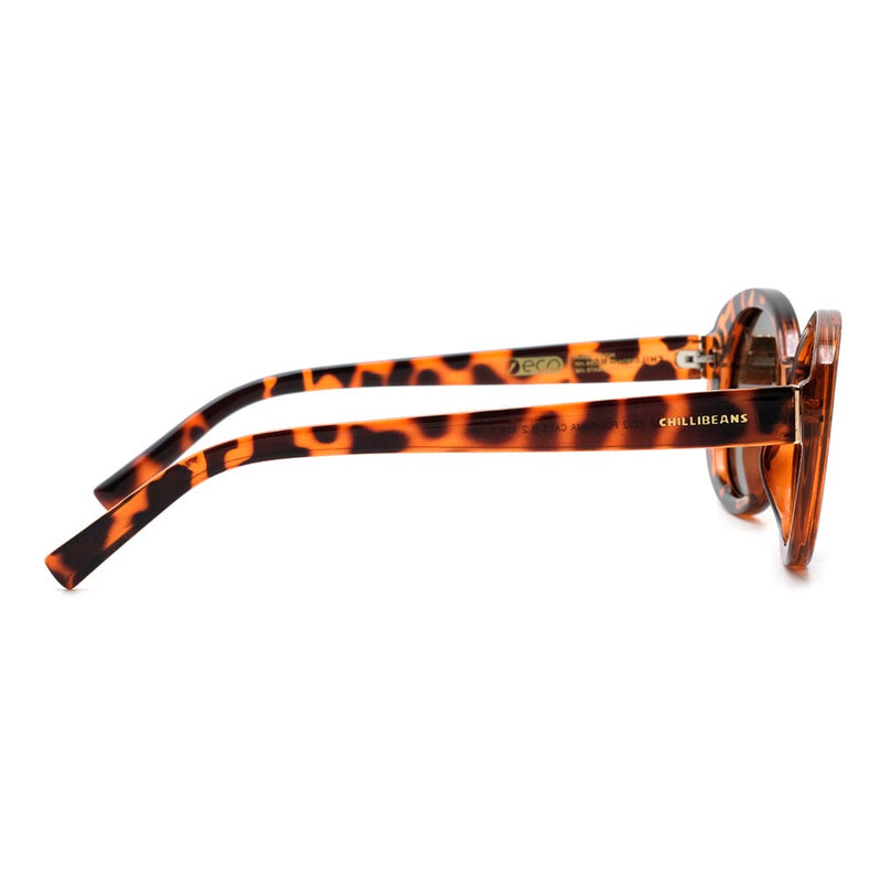 Lentes De Sol Eco Friendly Redondo Mujer