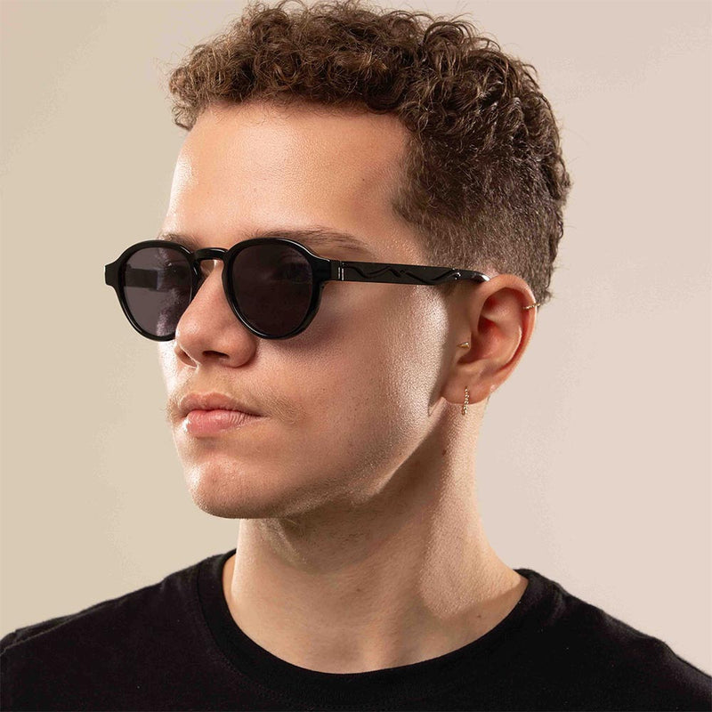 Lentes De Sol Alok Space Rave Redondo Polarizada Hombre