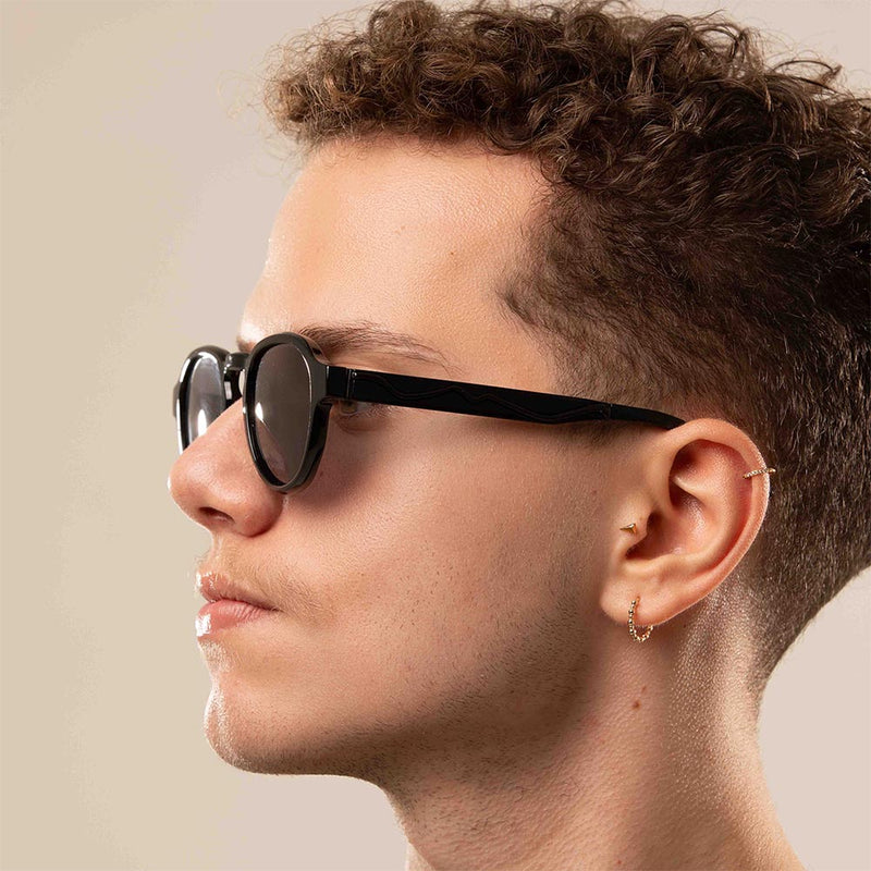 Lentes De Sol Alok Space Rave Redondo Polarizada Hombre