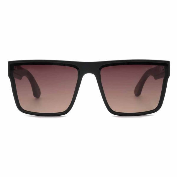 Lentes De Sol Bambu E Madeira Cuadrado - Unisex