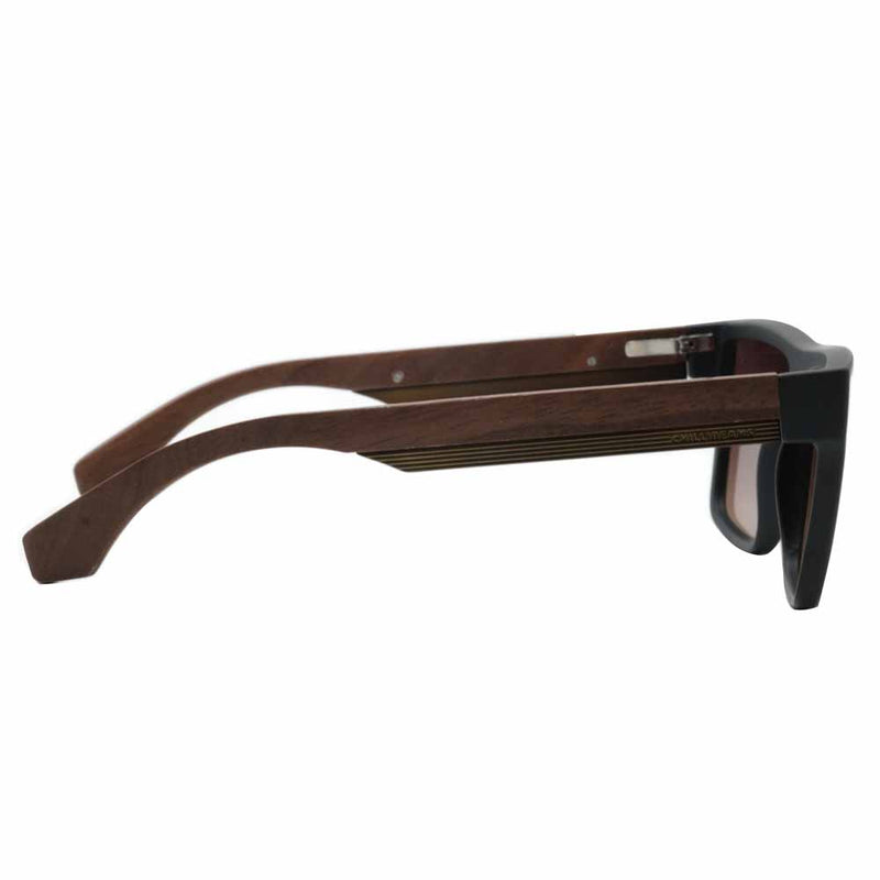 Lentes De Sol Bambu E Madeira Cuadrado - Unisex