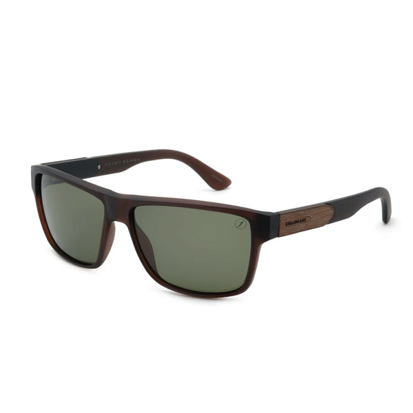 Lentes De Sol Bambu E Madeira Cuadrado Hombre