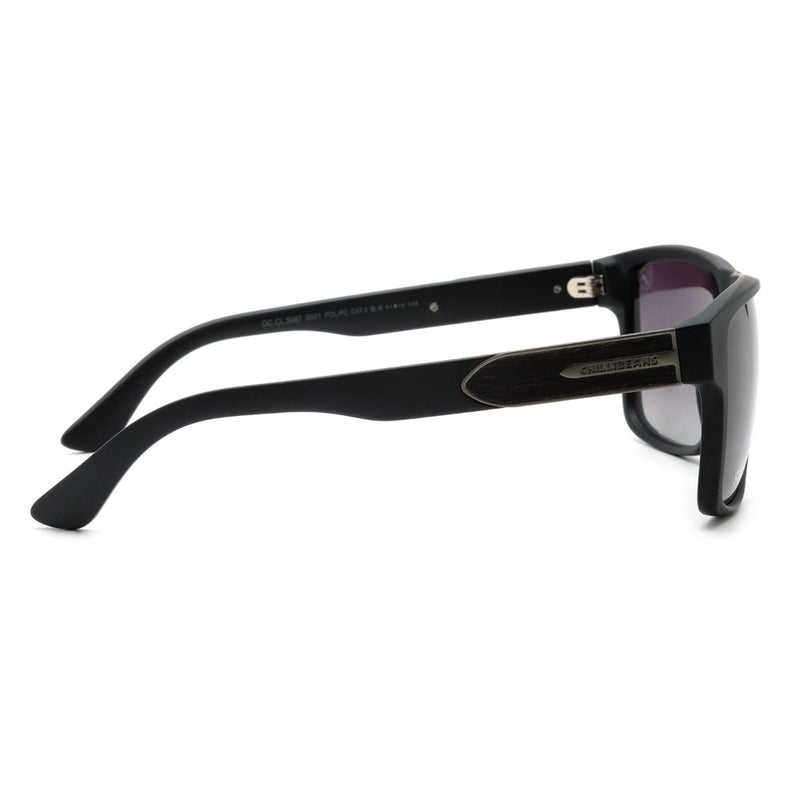 Lentes De Sol Bambu E Madeira Cuadrado Hombre