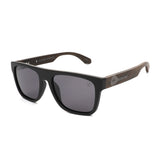 Lentes De Sol Bambu E Madeira Cuadrado Hombre