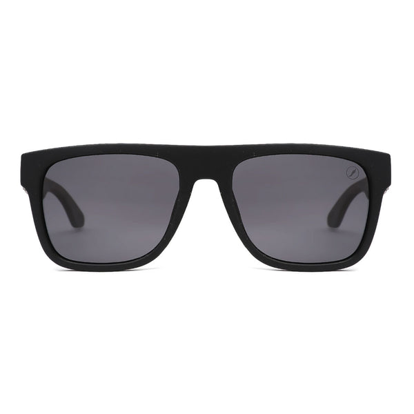 Lentes De Sol Bambu E Madeira Cuadrado Hombre