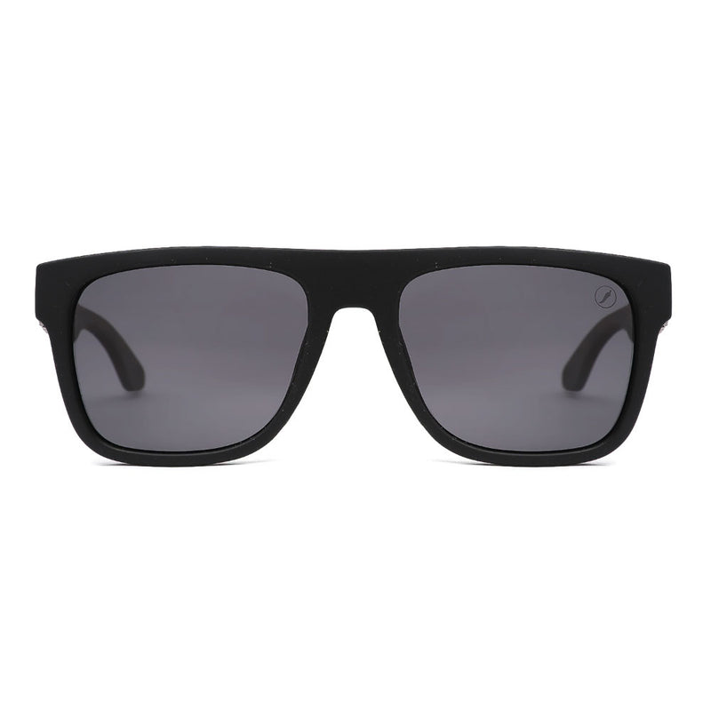 Lentes De Sol Bambu E Madeira Cuadrado Hombre