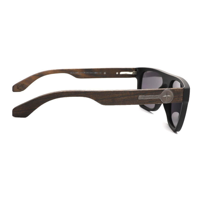 Lentes De Sol Bambu E Madeira Cuadrado Hombre