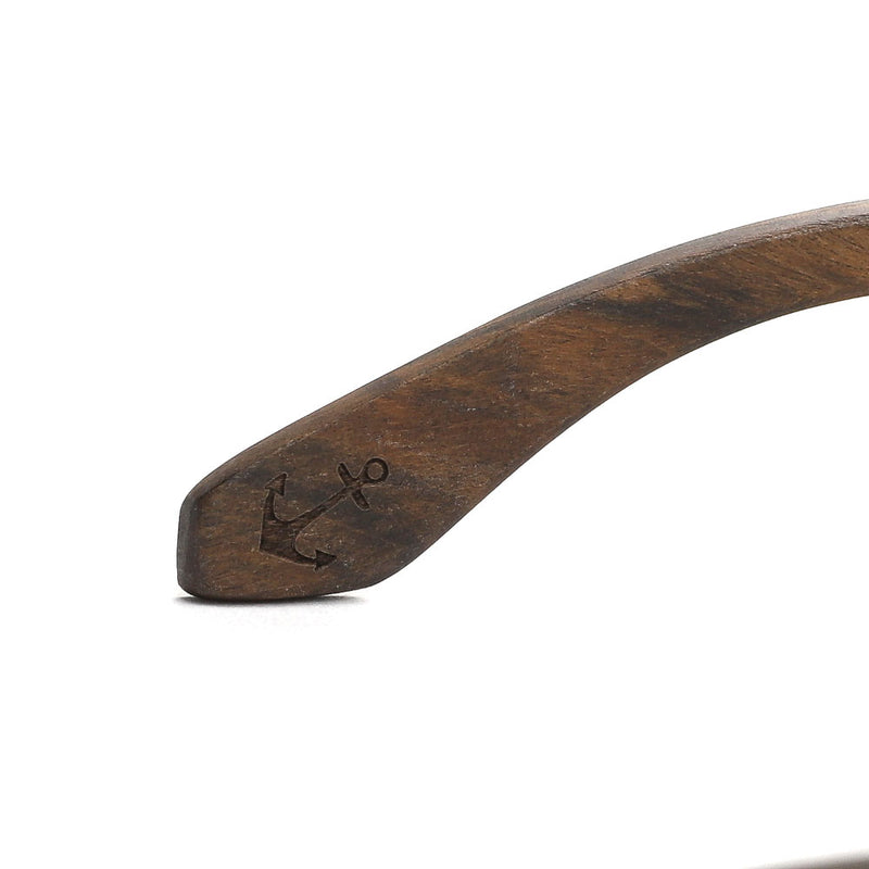 Lentes De Sol Bambu E Madeira Cuadrado Hombre