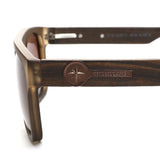 Lentes De Sol Bambu E Madeira Cuadrado Hombre