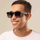 Lentes De Sol Alok Space Rave Cuadrado Hombre